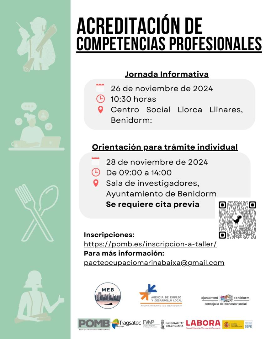 Taller formativo: ACREDITACIÓN DE COMPETENCIAS PROFESIONALES